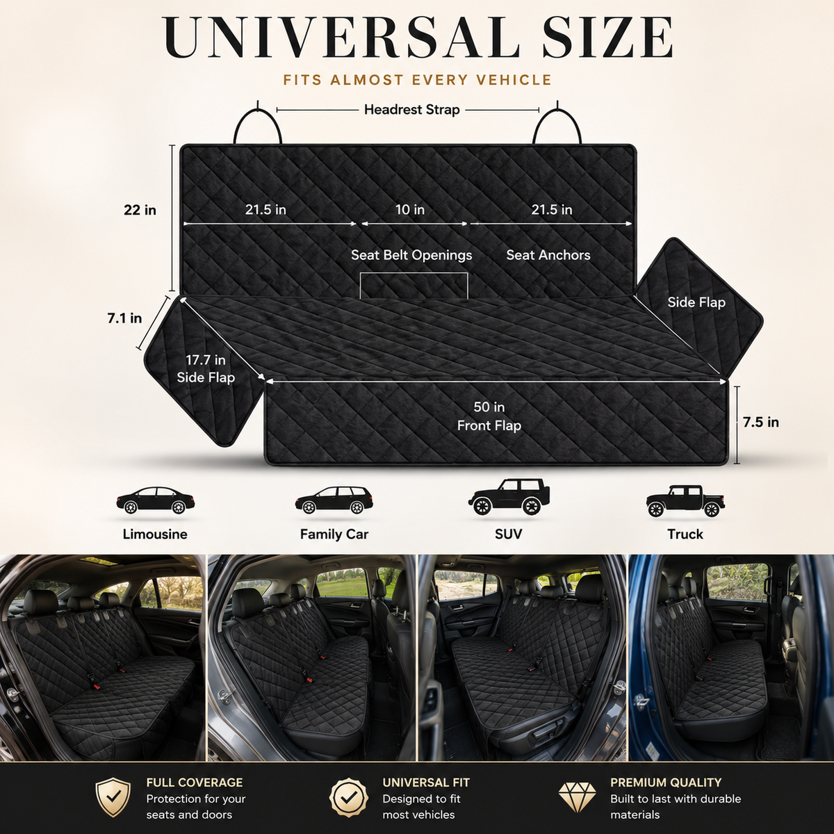 Universal Luxury Car Seat Cover